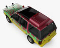 Ford Explorer Jurassic Park 1993 3Dモデル top view