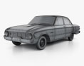 Ford Falcon 1960 3D模型 wire render