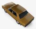 Ford Falcon 1968 3D模型 顶视图