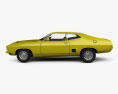 Ford Falcon GT Coupe 1973 3D模型 侧视图
