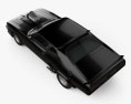 Ford Falcon GT Coupe Interceptor Mad Max 1979 3D模型 顶视图