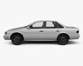 Ford Taurus 1995 3d model side view