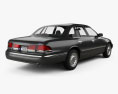 Ford Crown Victoria 1996 3d model back view