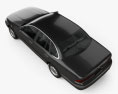 Ford Crown Victoria 1996 3d model top view
