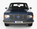 Ford Bronco 1991 3d model front view
