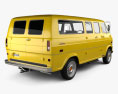 Ford E-Series Econoline Club Wagon 1971 3Dモデル 後ろ姿
