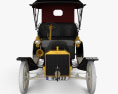 Ford Model N Runabout 1906 3D模型 正面图