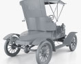 Ford Model N Runabout 1906 3D模型