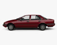 Ford Falcon 1991 3d model side view