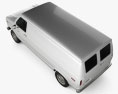 Ford E-Series Econoline Cargo Van 1991 3Dモデル top view