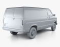 Ford E-Series Econoline Cargo Van 1991 3Dモデル