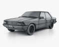 Ford Falcon 1979 3d model wire render