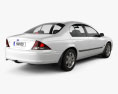 Ford Falcon Forte 2002 3d model back view