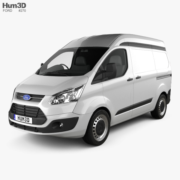 Ford Transit Custom Panel Van L1H2 2015 3D model