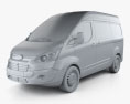 Ford Transit Custom Panel Van L1H2 2015 3d model clay render