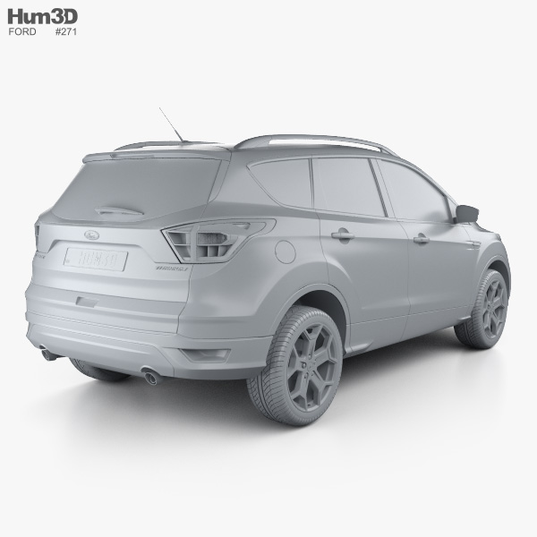 Ford Escape Titanium 2020 3D model - Vehicles on Hum3D