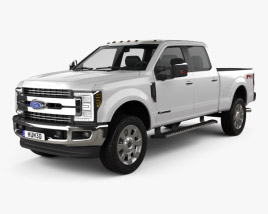 Ford F-350 Super Duty Super Crew Cab King Ranch 2018 3D model