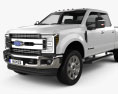 Ford F-350 Super Duty Super Crew Cab King Ranch 2018 3D-Modell