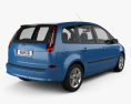 Ford C-Max 2010 3D 모델  back view