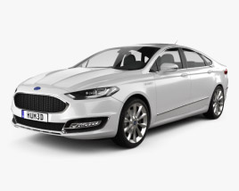 Ford Mondeo (Fusion) Vignale 2018 3D model