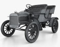Ford Model C 1904 3Dモデル wire render