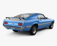 Ford Mustang Mach 1 351 1969 3d model back view