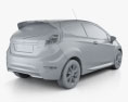 Ford Fiesta Zetec S Black Edition 2017 Modelo 3D