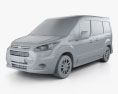 Ford Tourneo Connect SWB 2016 3d model clay render