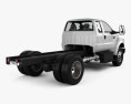Ford F-650 / F-750 Super Cab Chassis 2019 3d model back view