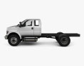 Ford F-650 / F-750 Super Cab Chassis 2019 3d model side view
