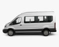 Ford Transit パッセンジャーバン L2H3 2012 3Dモデル side view