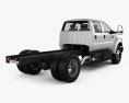 Ford F-650 / F-750 Crew Cab Chassis 2019 3d model back view
