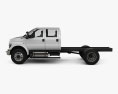 Ford F-650 / F-750 Crew Cab Chassis 2019 3d model side view