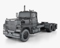 Ford LTL900 Tractor Truck 2022 3d model wire render