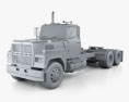 Ford LTL900 Tractor Truck 2022 3d model clay render
