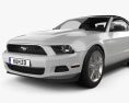 Ford Mustang V6 敞篷车 2010 3D模型