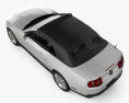 Ford Mustang V6 敞篷车 2010 3D模型 顶视图