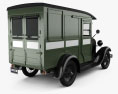 Ford Model A Delivery Truck 1931 3D-Modell Rückansicht