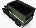 Ford Model A Delivery Truck 1931 3D模型 顶视图