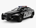 Ford Taurus 警察 Interceptor セダン HQインテリアと 2013 3Dモデル