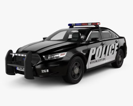 Ford Taurus Police Interceptor Sedan With Hq Interior 2013