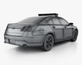 Ford Taurus 警察 Interceptor セダン HQインテリアと 2013 3Dモデル