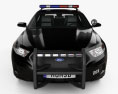 Ford Taurus Police Interceptor sedan with HQ interior 2016 3d model front view