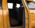 Ford Ranger Double Cab Wildtrak з детальним інтер'єром 2019 3D модель