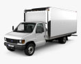 Ford E350 Box Truck 1993 3d model