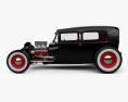 Ford Model A Hot Rod 2016 3d model side view
