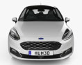 Ford Fiesta Vignale 2017 3d model front view