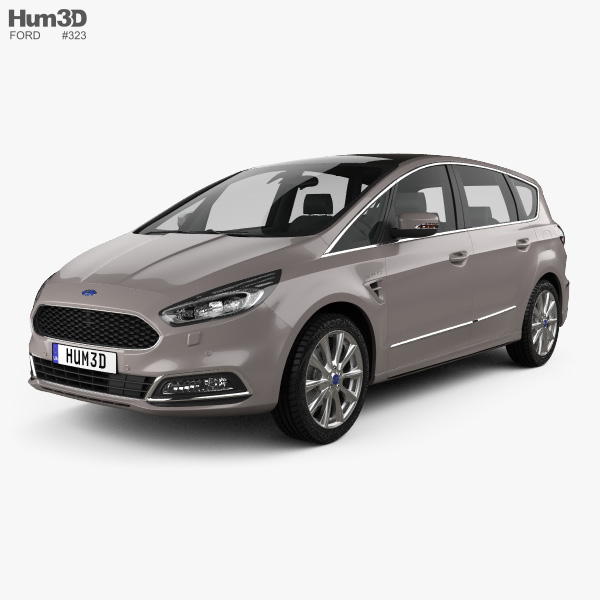 Ford S-Max Vignale 2019 3D model