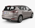Ford S-Max Vignale 2019 3d model back view