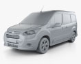 Ford Tourneo Connect SWB XLT 2019 3d model clay render